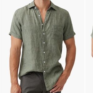 Rodd & Gunn palm beach sports fit linen button up small